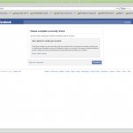 image of facebook login page