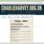 image of spoof daily mail random page