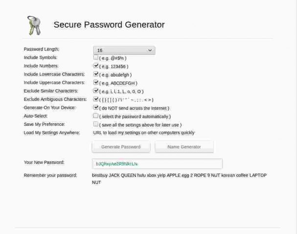 password generator