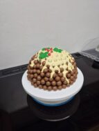 christmas pudding cake